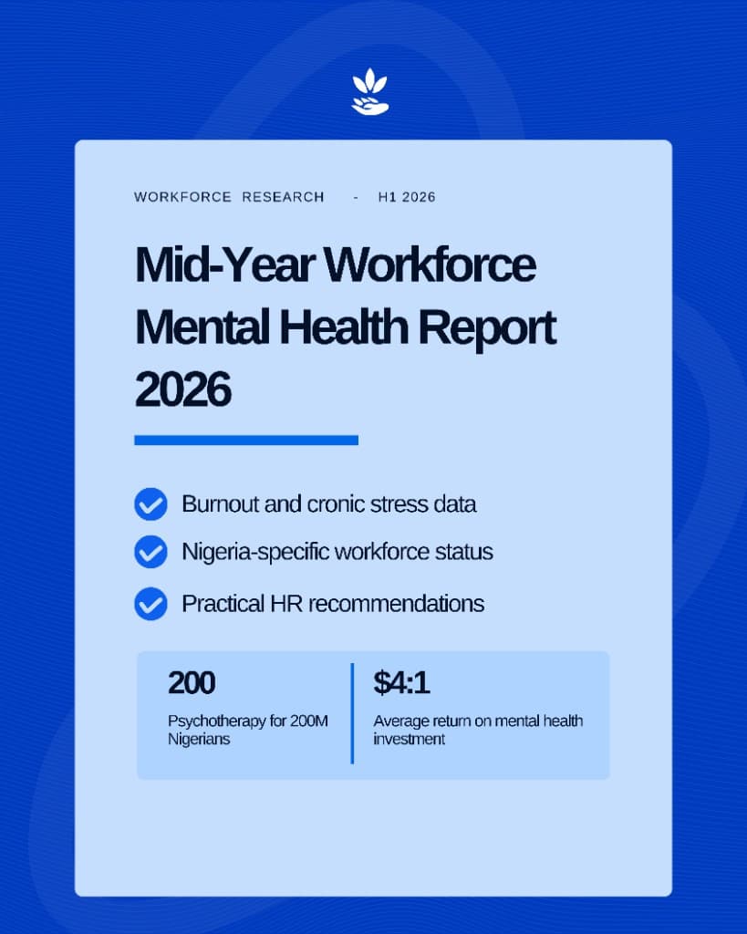 Mid-Year Workforce Mental Health Report 2026 cover — free PDF download