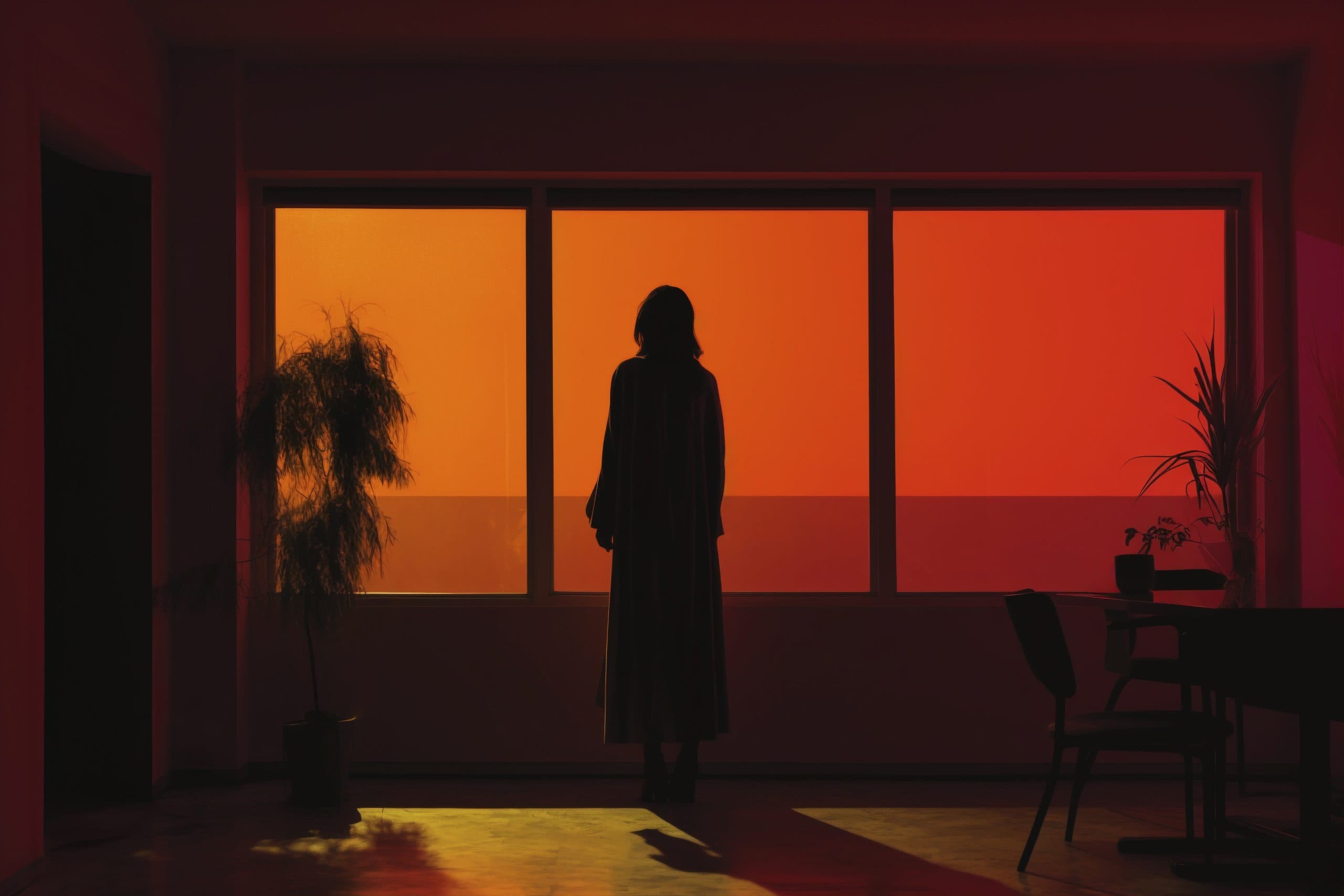 Valentine’s Day mental health — single and heartbroken person practicing self-care at home.